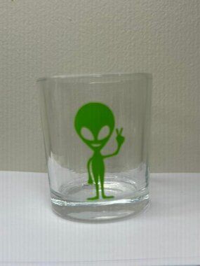 Peace Alien Shot Glass
